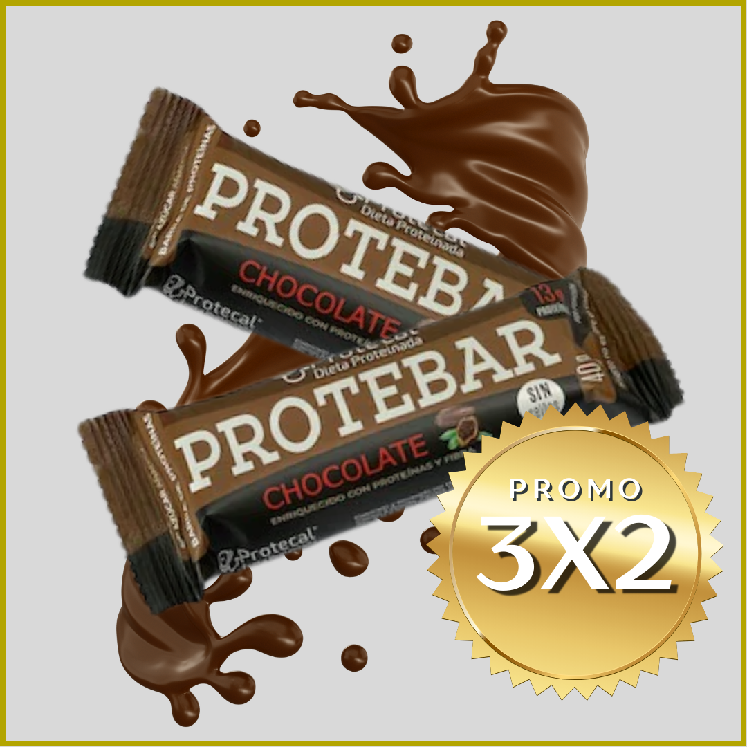 Pack 3x2 Barras Chocolate Protebar®