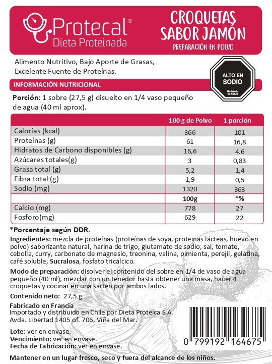 Nugget de Jamón - 7 Sobres