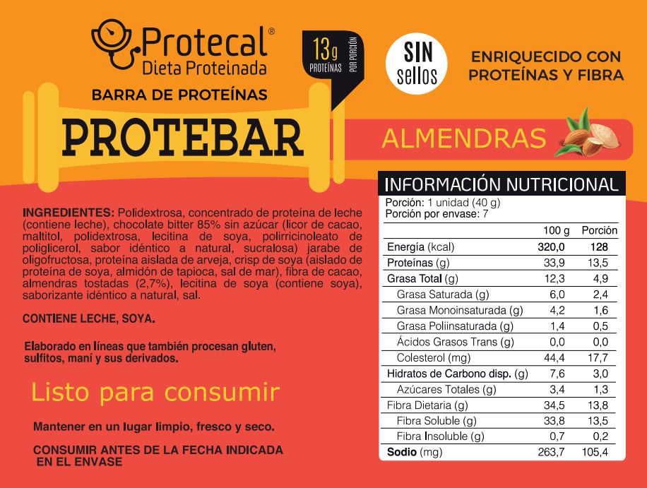 Pack Protebar 3x2 Barras Almendras