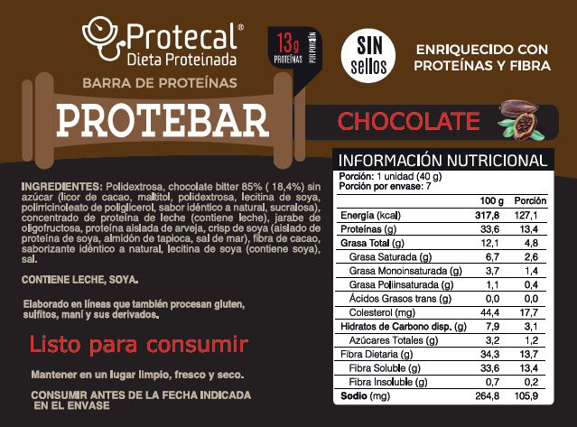 Pack Protebar 3x2 Barras Chocolate