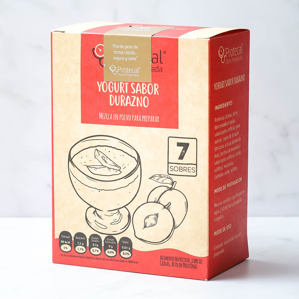 Yogurt Sabor Durazno - 7 Sobres