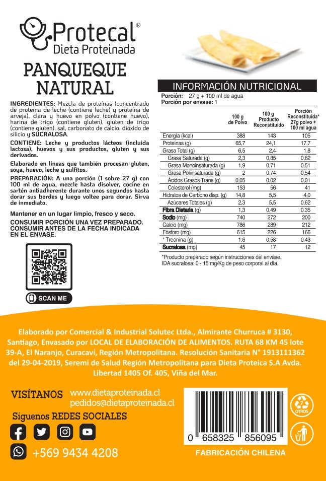 Panqueque Natural