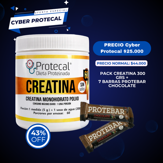 Pack Creatina + Protebar Chocolate