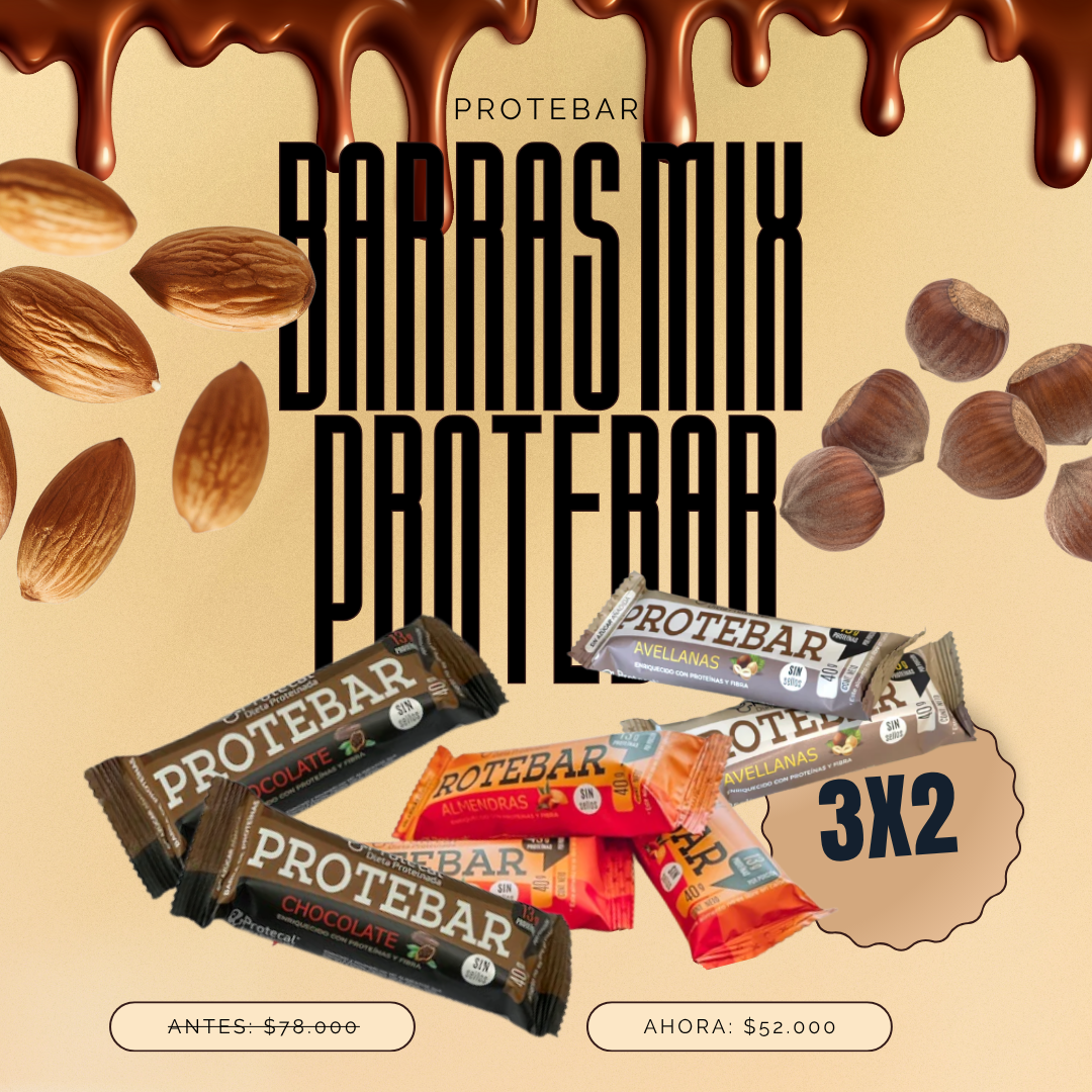 Pack Protebar 3x2 Mix Barras