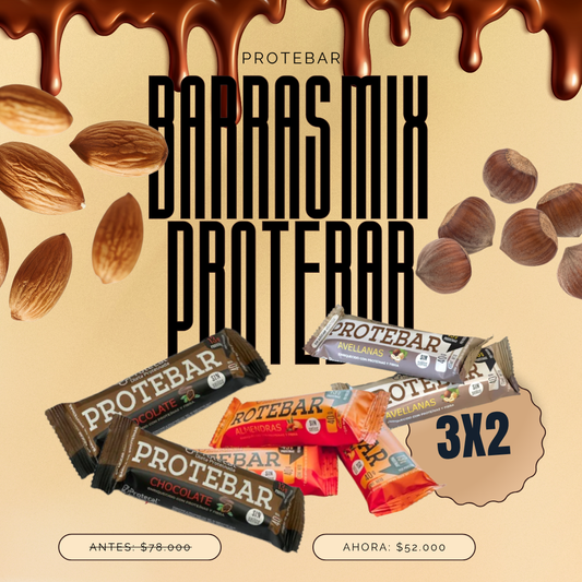 Pack Protebar 3x2 Mix Barras