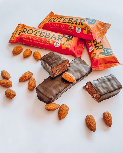 Barras de almendras Protebar Protecal - snack proteico listo para comer
