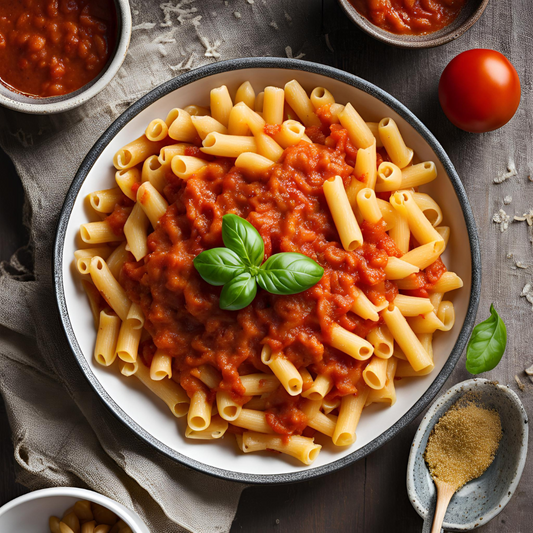 Macarrones con Salsa Proteicos