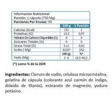 Sodio - 90 cápsulas / frasco