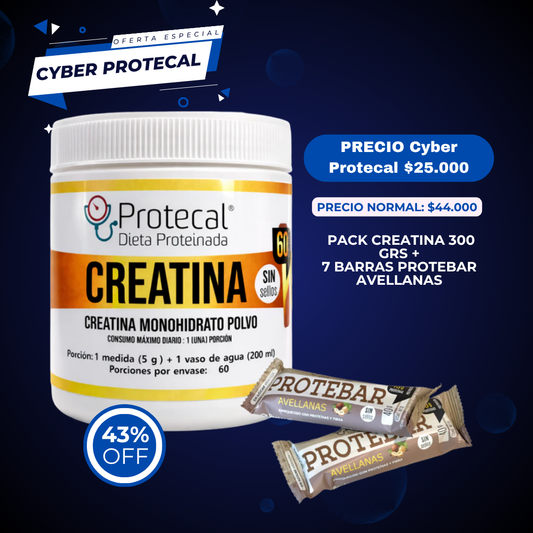 Pack Creatina + Protebar Avellana