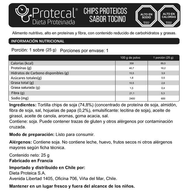 Nachos Sabor Tocino  - 1 Porción