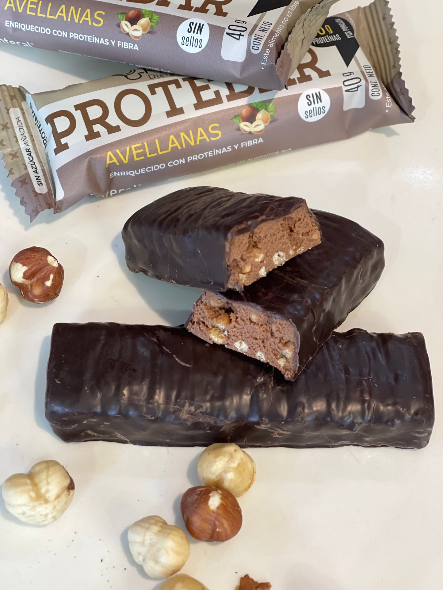 Barras de Avellanas Protebar® - 7 Unidades